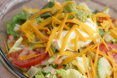 Mexican Salad Recipe - A One-Of-Kind Tostada