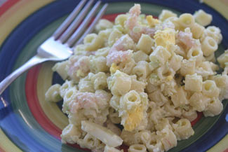 The Best Shrimp Macaroni Salad